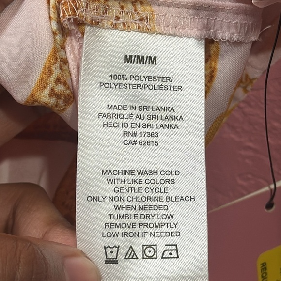 SHADY LADY Women’s Pink Sea Shells 2pc Pajamas Set Size M NWT - Picture 5 of 6